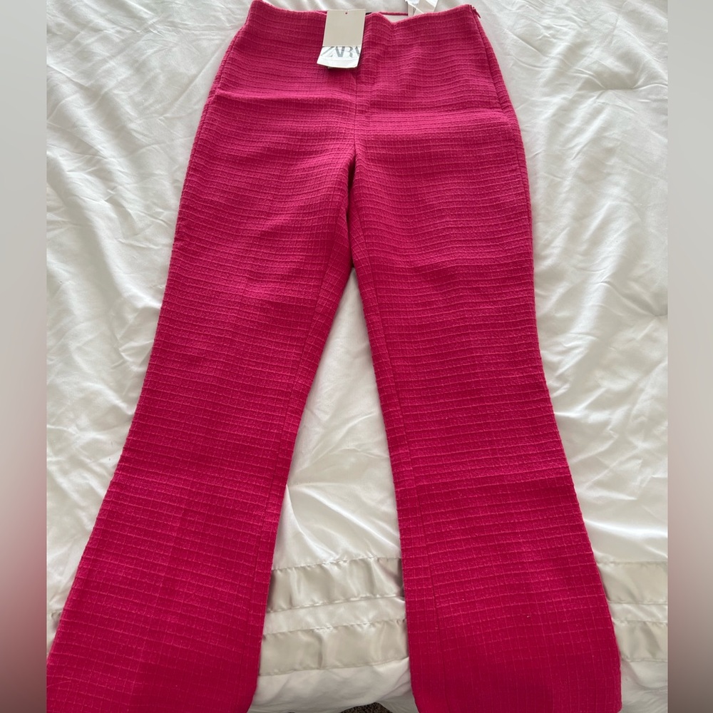 ZARA hot pink pants.